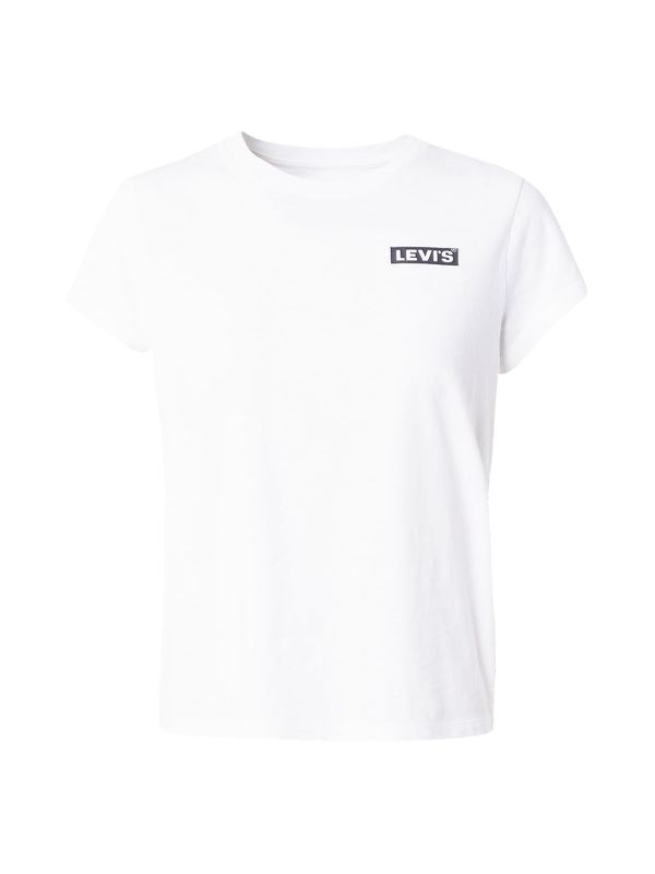 LEVI'S ® LEVI'S ® Тениска 'Graphic Authentic Tshirt'  черно / бяло