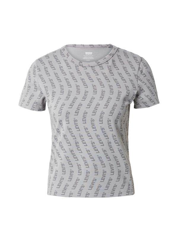 LEVI'S ® LEVI'S ® Тениска 'Graphic Rickie Tee'  светлосиво / тъмносиво