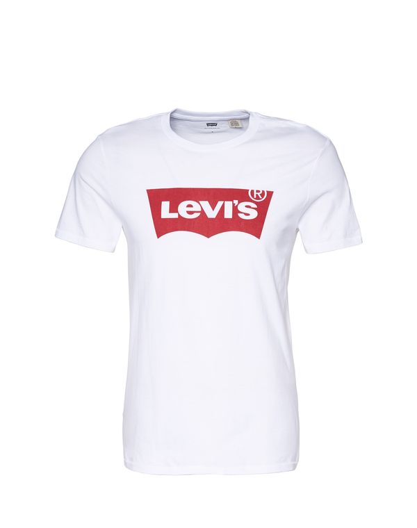 LEVI'S ® LEVI'S ® Тениска 'Graphic Set In Neck'  червено / бяло