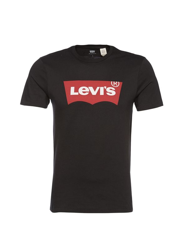 LEVI'S ® LEVI'S ® Тениска 'Graphic Set In Neck'  червено / черно