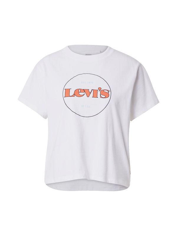 LEVI'S ® LEVI'S ® Тениска 'Graphic Varsity Tee'  червено / черно / бяло