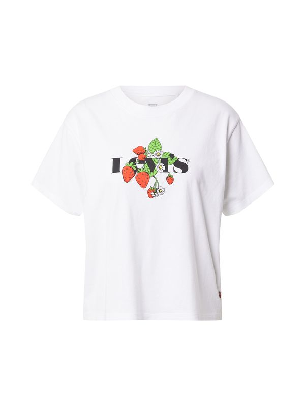 LEVI'S ® LEVI'S ® Тениска 'Graphic Varsity Tee'  пъстро / бяло