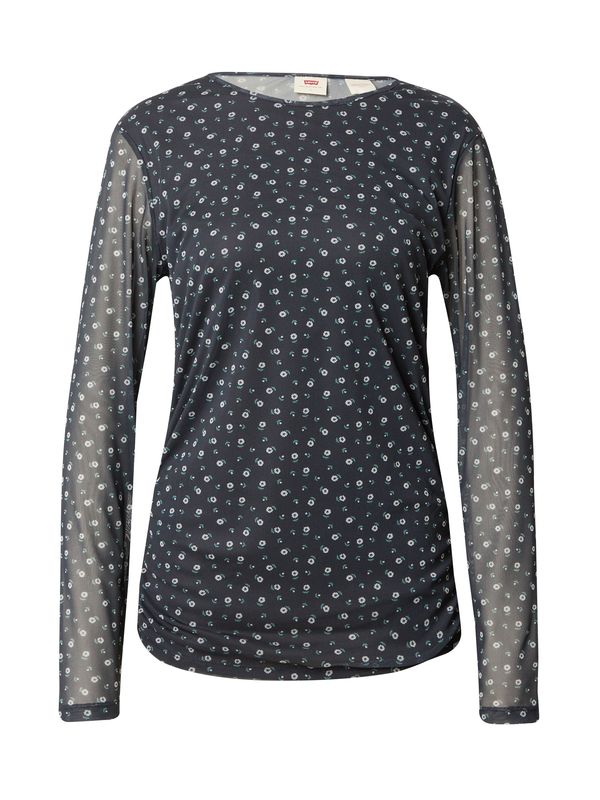 LEVI'S ® LEVI'S ® Тениска 'Jewel Mesh Top'  индиго / нефритено зелено / бяло