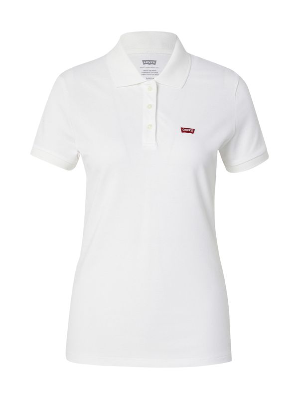 LEVI'S ® LEVI'S ® Тениска 'Levi's HM Polo'  червено / бяло