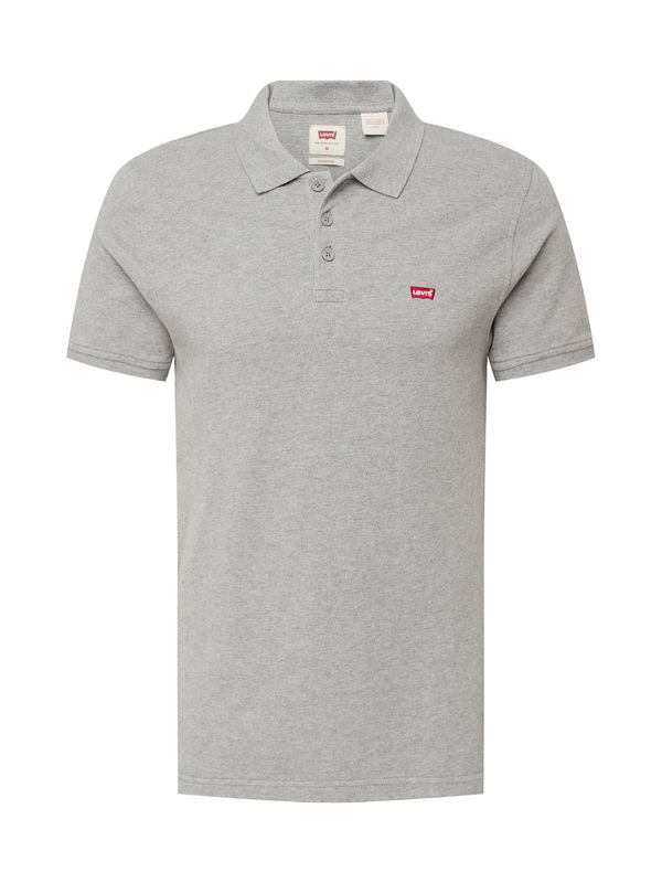 LEVI'S ® LEVI'S ® Тениска 'Levis HM Polo'  сив меланж / червено / бяло