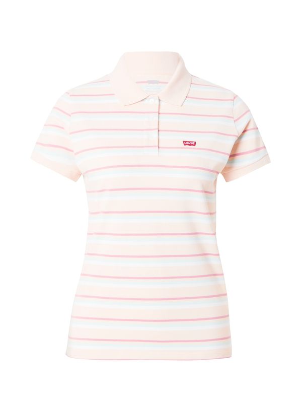 LEVI'S ® LEVI'S ® Тениска 'Levi's HM Polo'  тюркоазен / розе / червено / бяло