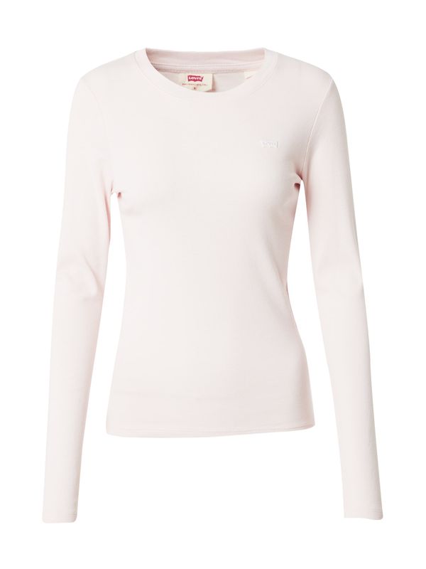 LEVI'S ® LEVI'S ® Тениска 'LS Baby Tee'  бледорозово / бяло