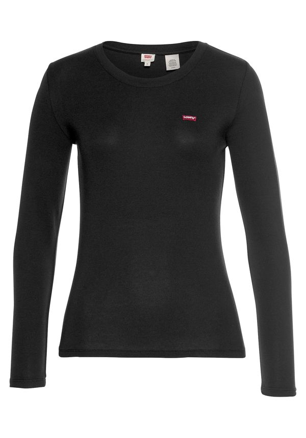 LEVI'S ® LEVI'S ® Тениска 'LS Baby Tee'  червено / черно / бяло