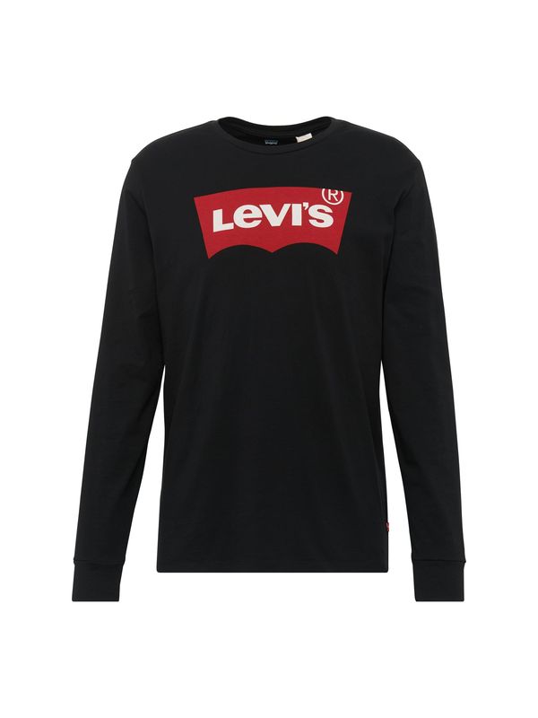LEVI'S ® LEVI'S ® Тениска 'LS Graphic Tee T2'  червено / черно