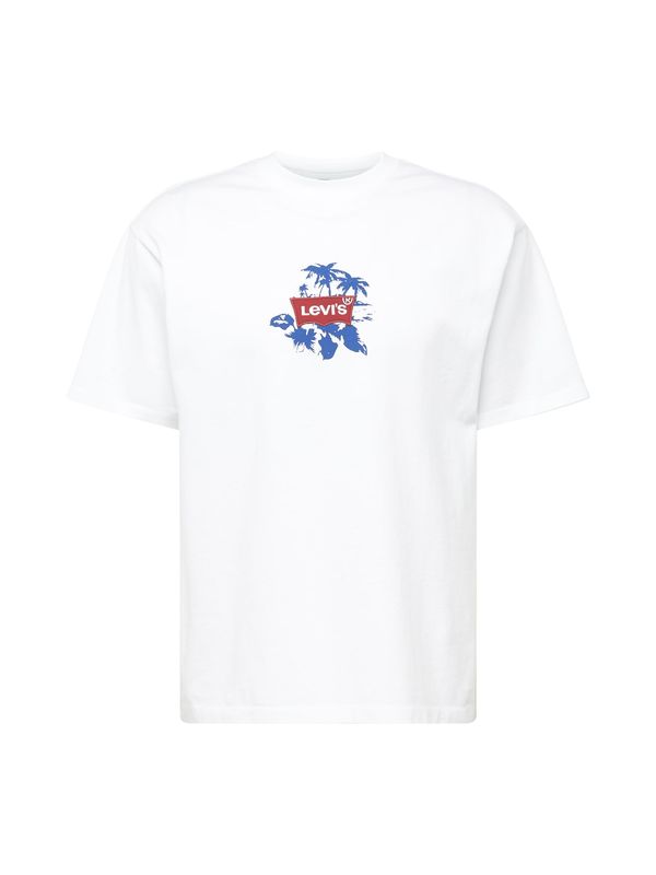 LEVI'S ® LEVI'S ® Тениска 'LSE Vintage Fit GR Tee'  синьо / тюркоазен / златистожълто / бяло