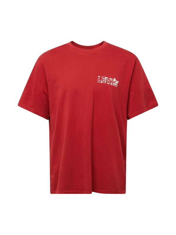 LEVI'S ® LEVI'S ® Тениска  огнено червено / бяло