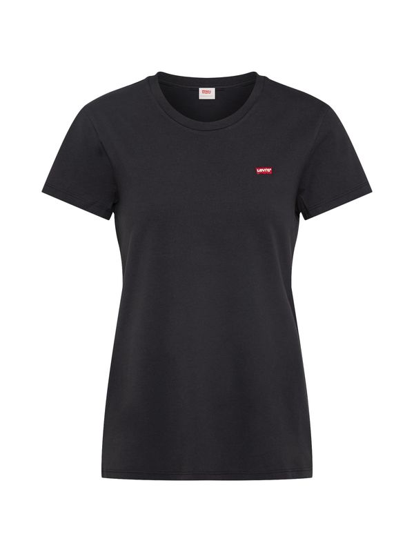 LEVI'S ® LEVI'S ® Тениска 'Perfect Tee'  огнено червено / черно / бяло