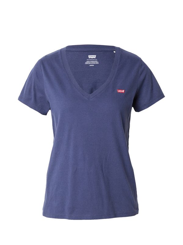 LEVI'S ® LEVI'S ® Тениска 'Perfect Vneck'  нейви синьо / червено