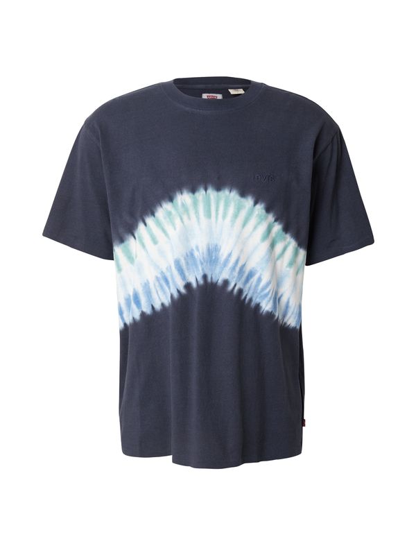 LEVI'S ® LEVI'S ® Тениска 'RED TAB'  синьо / тюркоазен / гълъбово синьо / бяло