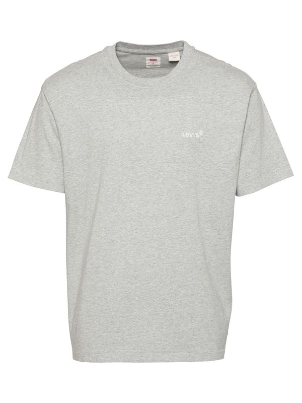 LEVI'S ® LEVI'S ® Тениска 'Red Tab'  сив меланж / бяло