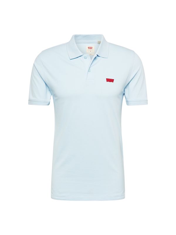 LEVI'S ® LEVI'S ® Тениска 'Slim Housemark Polo'  светлосиньо / червено