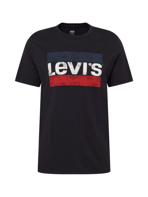 LEVI'S ® LEVI'S ® Тениска 'Sportswear Logo Graphic'  нейви синьо / тъмночервено / черно / бяло