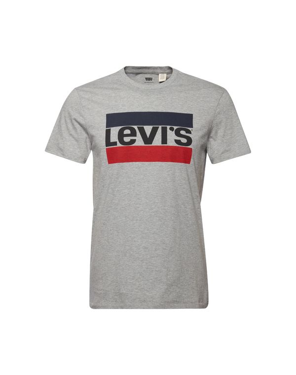LEVI'S ® LEVI'S ® Тениска 'Sportswear Logo Graphic'  синьо / сив меланж / червено
