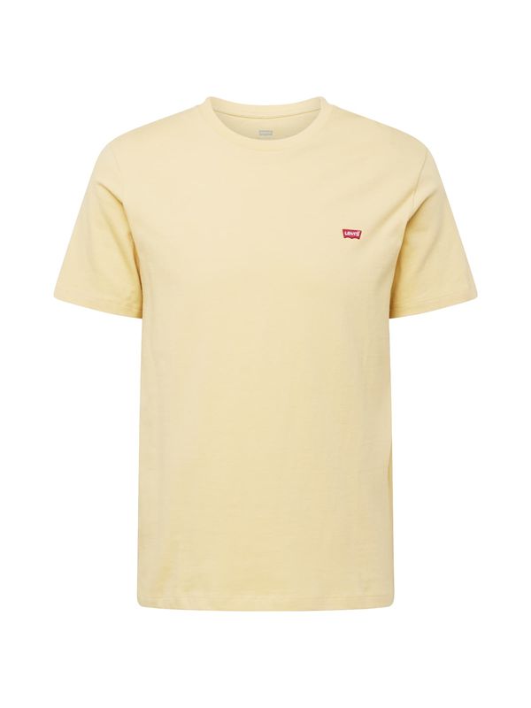LEVI'S ® LEVI'S ® Тениска 'SS Original HM Tee'  светложълто / рубинено червено / бяло
