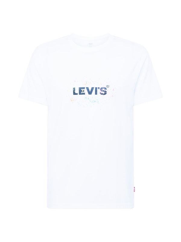 LEVI'S ® LEVI'S ® Тениска 'SS Relaxed Baby Tab Tee'  тюркоазен / син деним / лавандула / бяло