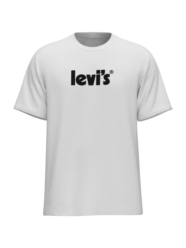 LEVI'S ® LEVI'S ® Тениска 'SS Relaxed Fit Tee'  черно / бяло