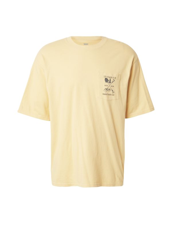 LEVI'S ® LEVI'S ® Тениска 'SS Workwear Tee'  цвят "пясък" / черно