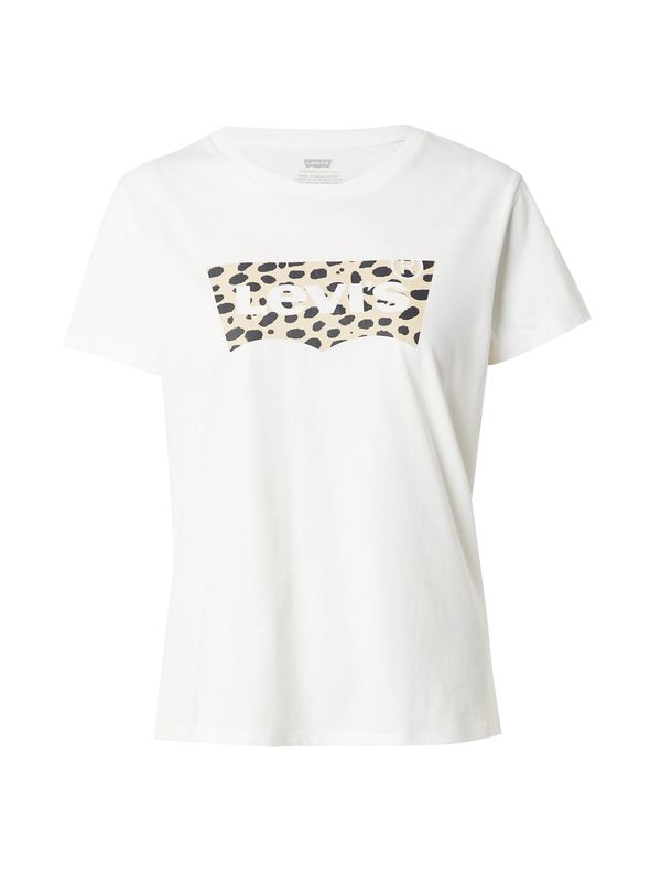 LEVI'S ® LEVI'S ® Тениска 'The Perfect Tee'  бежово / черно / бяло