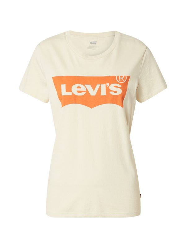 LEVI'S ® LEVI'S ® Тениска 'The Perfect Tee'  бежово / оранжево