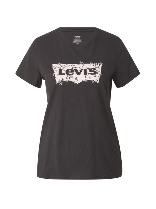 LEVI'S ® LEVI'S ® Тениска 'The Perfect Tee'  черно / бяло