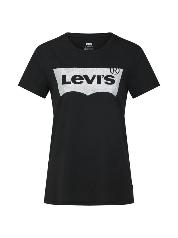LEVI'S ® LEVI'S ® Тениска 'The Perfect Tee'  черно / сребърно