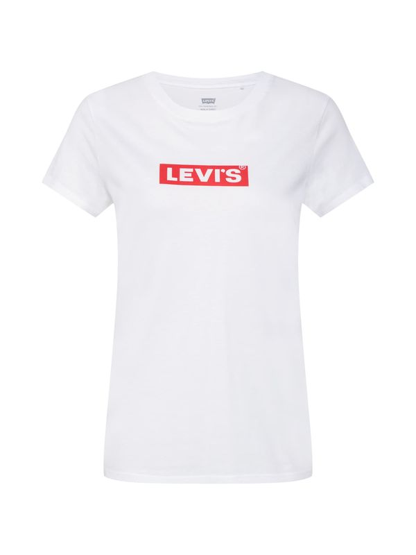 LEVI'S ® LEVI'S ® Тениска 'The Perfect Tee'  червено / бяло