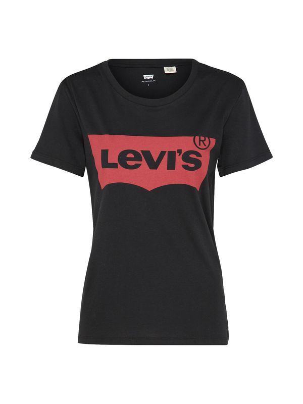 LEVI'S ® LEVI'S ® Тениска 'The Perfect Tee'  червено / черно