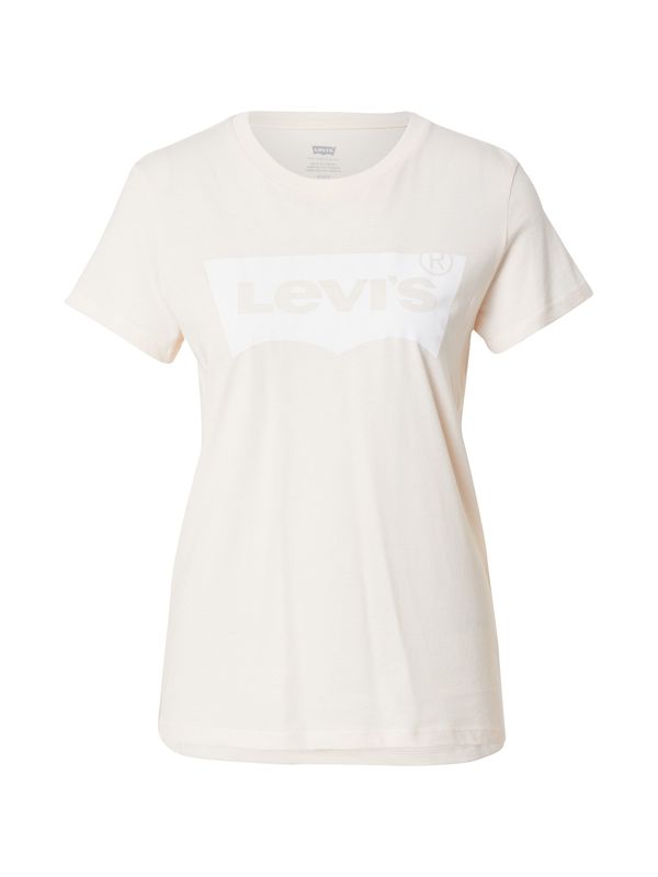 LEVI'S ® LEVI'S ® Тениска 'The Perfect Tee'  пастелно розово / бяло