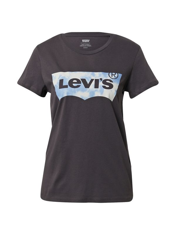 LEVI'S ® LEVI'S ® Тениска 'The Perfect Tee'  пастелно синьо / светлосиньо / черно