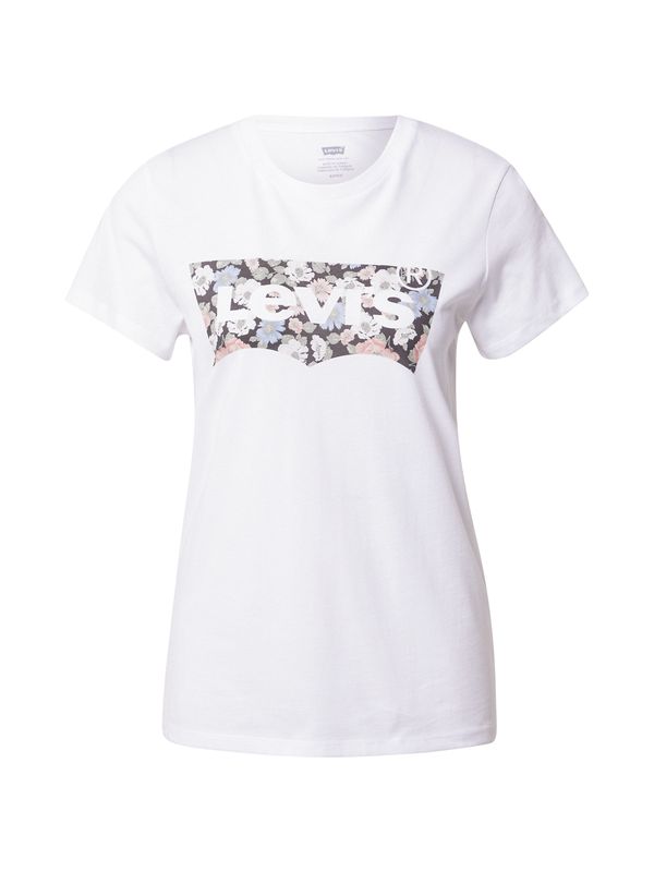 LEVI'S ® LEVI'S ® Тениска 'The Perfect Tee'  светлосиньо / бледорозово / черно / бяло