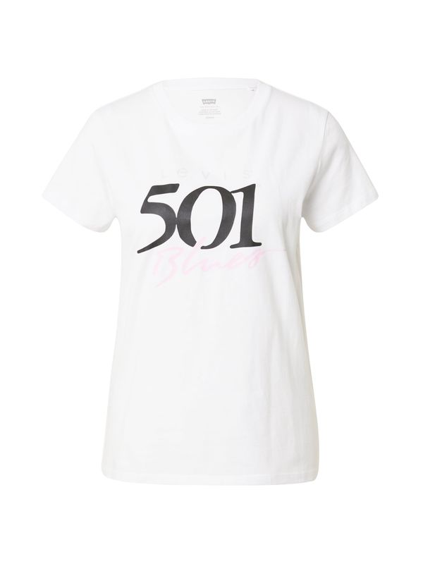 LEVI'S ® LEVI'S ® Тениска 'The Perfect Tee'  винено червено / черно