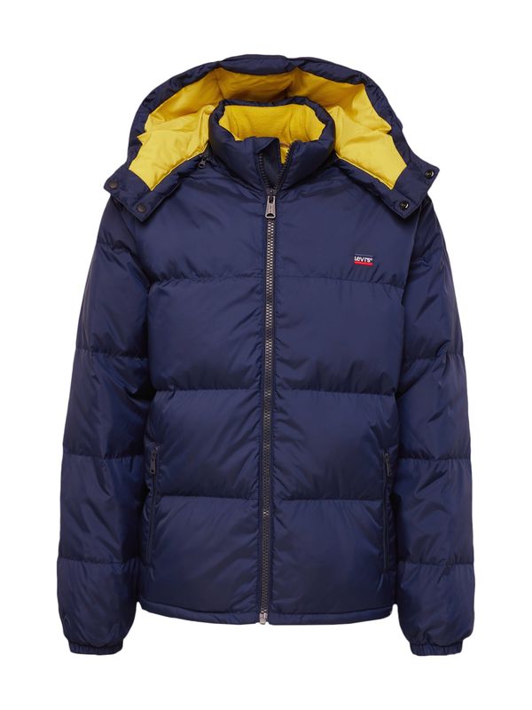 LEVI'S ® LEVI'S ® Зимно яке 'Hooded Fillmore Short Jacket'  тъмносиньо / жълто / червено / бяло