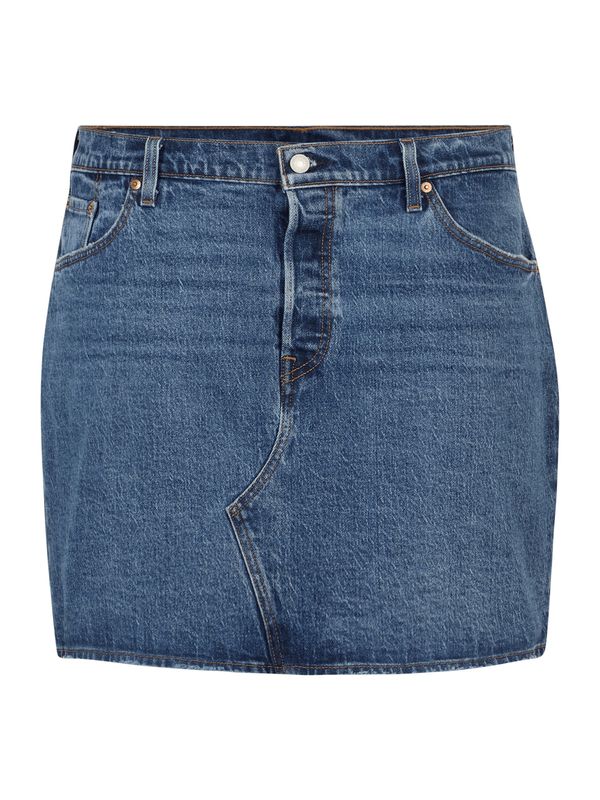 Levi's® Plus Levi's® Plus Пола 'PL Deconstructed Skirt'  син деним