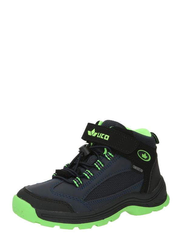 LICO LICO Боти 'Gordo VS'  нощно синьо / неоново зелено / черно