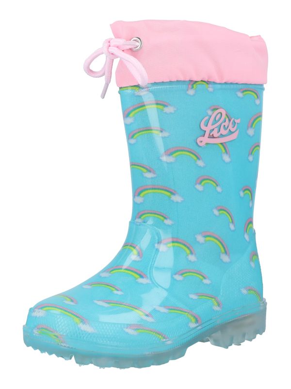 LICO LICO Гумени ботуши  тюркоазен / жълто / бледорозово / бяло
