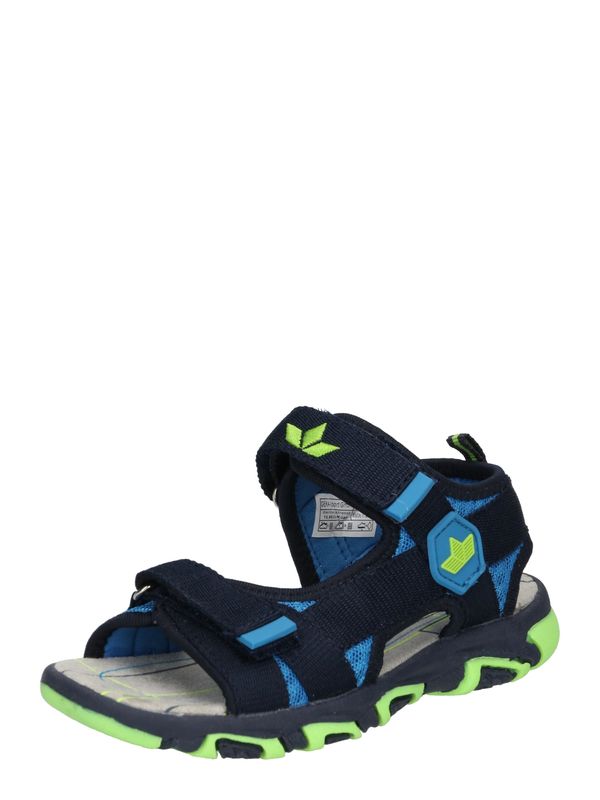 LICO LICO Отворени обувки 'Palau'  нейви синьо / светлосиньо / лимоненожълто