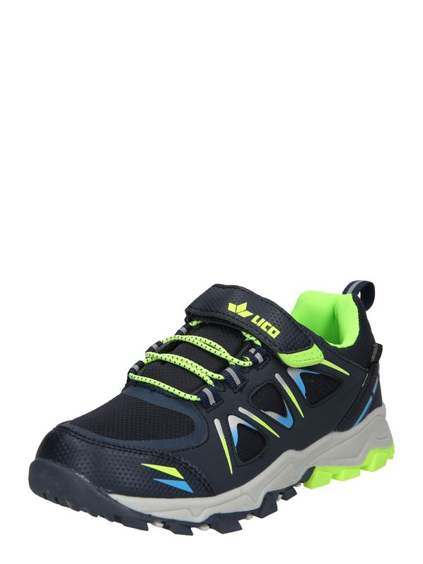 LICO LICO Сникърси 'Allen'  синьо / нейви синьо / сиво / неоново зелено