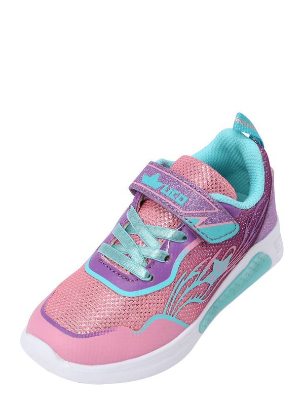 LICO LICO Сникърси 'Blinky Girl'  нефритено зелено / тъмнолилаво / светлорозово