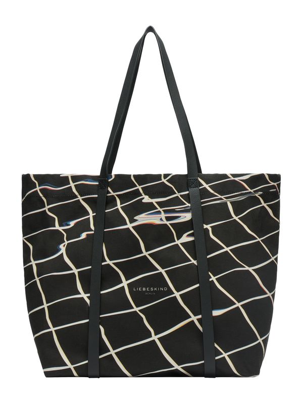 Liebeskind Berlin Liebeskind Berlin "Чанта тип ""Shopper""" 'Aurora'  бежово / нейви синьо / черно