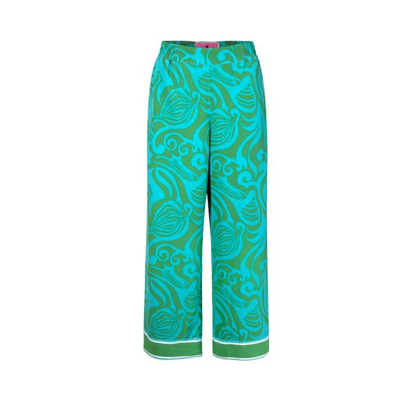 LIEBLINGSSTÜCK LIEBLINGSSTÜCK Панталон  тюркоазен / зелено / бяло