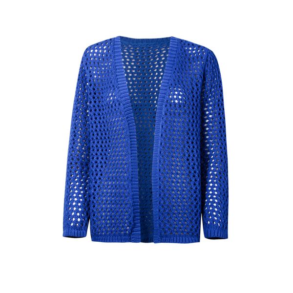 LIEBLINGSSTÜCK LIEBLINGSSTÜCK Плетена жилетка 'Annalene'  кралско синьо