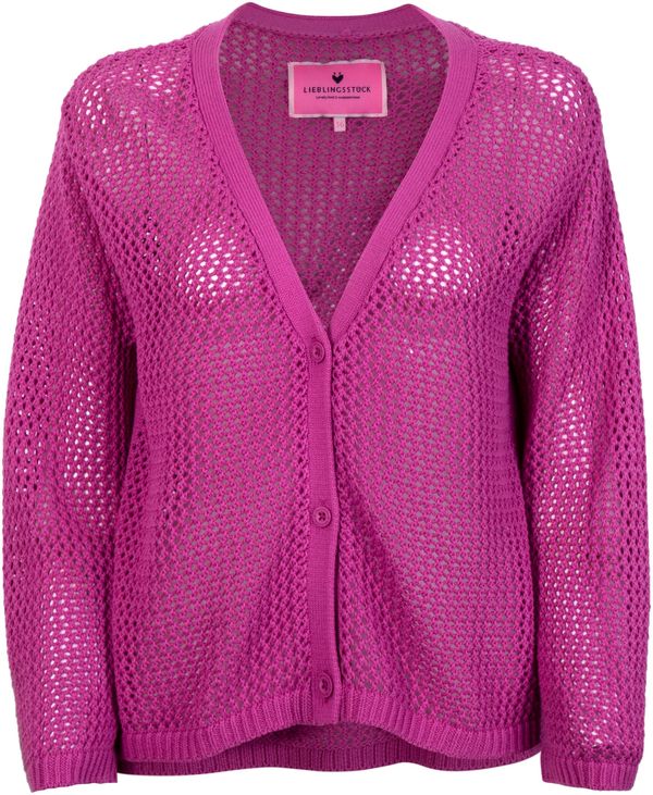 LIEBLINGSSTÜCK LIEBLINGSSTÜCK Плетена жилетка 'Eduada'  фуксия / питая