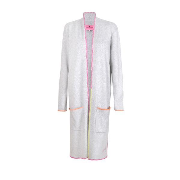 LIEBLINGSSTÜCK LIEBLINGSSTÜCK Плетена жилетка 'Lula'  лимоненожълто / сив меланж / праскова / фуксия