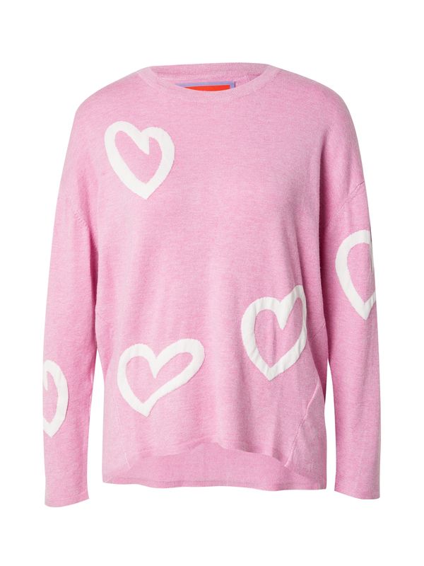 LIEBLINGSSTÜCK LIEBLINGSSTÜCK Пуловер  бледорозово / бяло