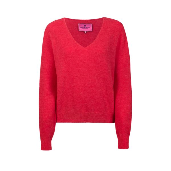 LIEBLINGSSTÜCK LIEBLINGSSTÜCK Пуловер 'Lacie'  червен меланж
